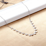 6mm round cake pendant necklace 45+5cm