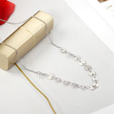 6mm round cake pendant necklace 45+5cm