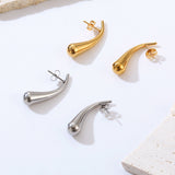 New stainless steel simple long drop earrings fashion wild earrings personalized earrings