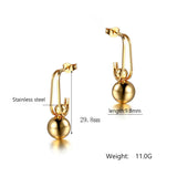 Simple large models of fashion versatile earrings trend earrings