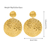 Original design women's earrings small jewelry simple 18K gold earrings