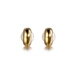 French elegant earrings niche light luxury temperament gold earrings