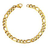 ASON mujeres/hombres 6 MM/8 MM/10 MM de ancho conjunto de collar de acero inoxidable con pulsera cadena cubana para hacer joyería Diy