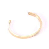 Three colorsBlackGoldSteelColorSmooth surfaceOpen hard bracelet