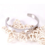 Three colorsBlackGoldSteelColorSmooth surfaceOpen hard bracelet