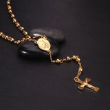 4-Golden Jesus Chain-6MM