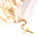 5-Golden Jesus Chain-6MM