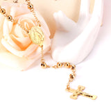 4-Golden Jesus Chain-6MM