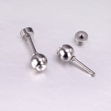 12 pairs 5mm steel/golden steel ball with drilled screw plugs