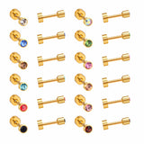 3mm/6mm Gold & Steel Column Mixed Drill Plugs