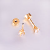 3mm/6mm Steel & Gold Square Mixed Drill Plugs