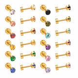 3mm/6mm Steel/Gold Round Mixed Drill Plugs