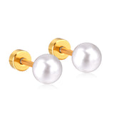 4~8mm steel color/golden white pearl screw plugs