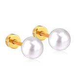 4~8mm steel color/golden white pearl screw plugs