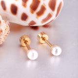 4~8mm steel color/golden white pearl screw plugs