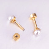 4~8mm steel color/golden white pearl screw plugs