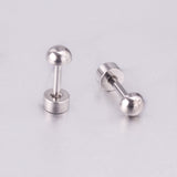 4mm~8mm steel color & gold color half-round ball screw plugs