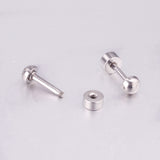 4mm~8mm steel color & gold color half-round ball screw plugs