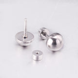 4mm~8mm steel color & gold color half-round ball screw plugs