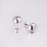 4mm~8mm steel color & gold color half-round ball screw plugs