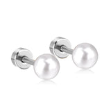 4~8mm steel color/golden white pearl screw plugs