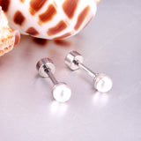 4~8mm steel color/golden white pearl screw plugs