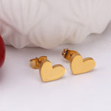 Gold Cut Heart Glossy Set