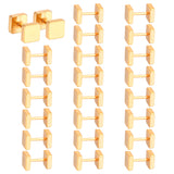 4mm/6mm/8mm Gold-Steel Square Cake Plugs