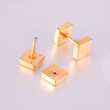 4mm/6mm/8mm Gold-Steel Square Cake Plugs