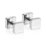 4mm/6mm/8mm Gold-Steel Square Cake Plugs