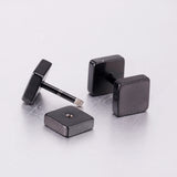 4mm/6mm/8mm Gold-Steel Square Cake Plugs