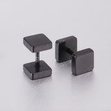 4mm/6mm/8mm Gold-Steel Square Cake Plugs