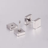 4mm/6mm/8mm Gold-Steel Square Cake Plugs