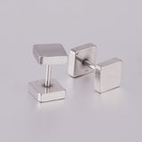 4mm/6mm/8mm Gold-Steel Square Cake Plugs