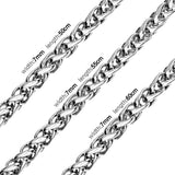 Stylish 5mm & 7mm Bulk Long Necklace DIY Matching Chain