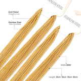 ASON 10pcs / 2mm*45~60cm Corn With Chain