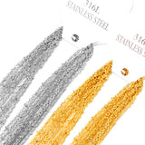 ASON 10pcs/bulk long necklace collar 2MM steel color & gold color & rose gold & black stainless steel necklace wholesale