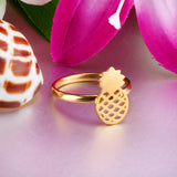 Hot Pineapple Fruit Ring Pop Jewelry