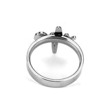 Ring Fashion Simple Personalized Open Finger Ring EKG Stainless Steel Ins Joint Ring Set