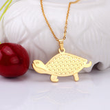 Gold/steel color turtle's shell on the door is made by oil pressing process, beautiful design jewelry set.