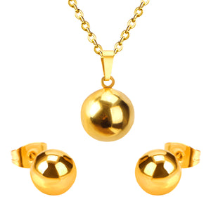 Minimalist Sleek Orb Jewelry Set