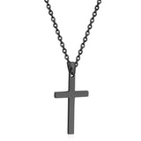 Large 4 Color Cross Pendant Necklace