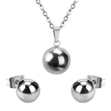 Minimalist Sleek Orb Jewelry Set