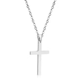 Large 4 Color Cross Pendant Necklace