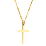 Large 4 Color Cross Pendant Necklace