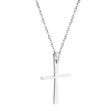 Small 4 colors cross pendant necklace