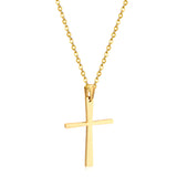 Small 4 colors cross pendant necklace