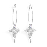 Boucles d'oreilles plaquées or 18 carats en acier inoxydable pour femmes