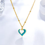 New Fashion Small and Large Heart-shaped Necklace For Women