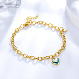 Stainless Steel Big and Small Heart-shaped Accessory Bracelet